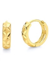 superb gold hypoallergenic children huggie earrings